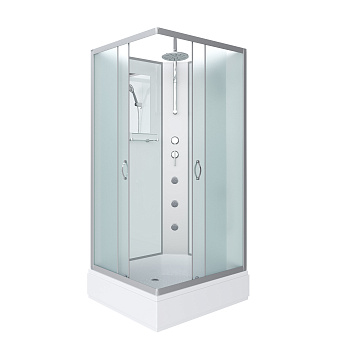 Душевая кабина Niagara Classic 339844QBKTG 90х80 прямоугольная без крыши ориентация универсальная